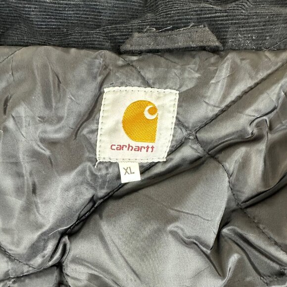 Carhartt Re-work Blanket Lined Black Detroit Men's XL (Fits like a large!) - Picture 2 of 13